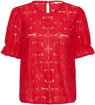 Cream Mujer, Blusas y Camisas, Rojo, Talla: XL