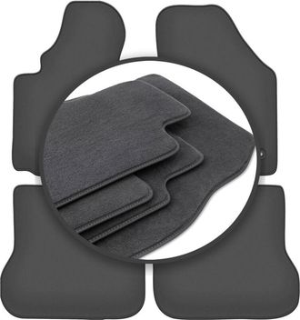 OEM Alfombrillas Premium Para Volkswagen Caddy 2k 2fl Monovolumen (2013-)