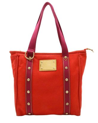 Louis Vuitton Red Canvas Antigua (Authentic Pre-Loved)