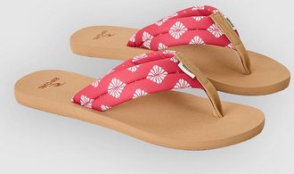 Rip Curl Freedom Plush Bloom Open Toe Sandali rosso