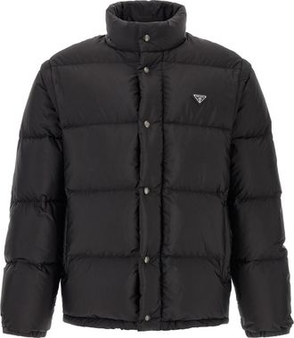Prada Black Quilted Down Jacket