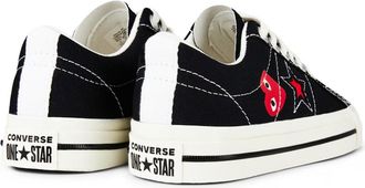 Comme Des Gar&ccedil;ons Womens One Star Ox Sneaker Black Rubber