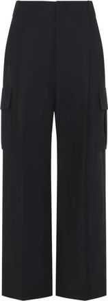 Carven Pantalones Cargo - Trousers - Mujer - Negro - 2XS