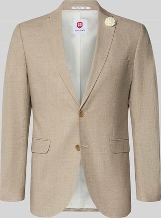 CG - Club of Gents 2-Knopf-Sakko mit Reverskragen Modell Paul in Sand, Gr&ouml;&szlig;e 102