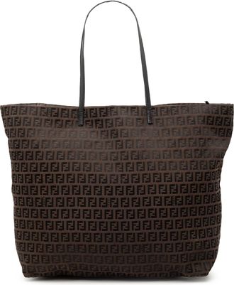 Fendi Tweedehands Zucchino Canvas Schoudertas