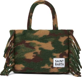 MC2 Saint Barth Colette Blanket Handbag With Camouflage Print