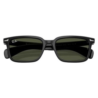 Ray-Ban Brunel Zonnebril - unisex - Accessoires - Zwart - Maat: 53 MM Leer