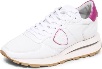 Philippe Model Tropez Haute Low Doux Metal - Dames - Sneakers - Wit - 38 EU - Katoen - Schoenen