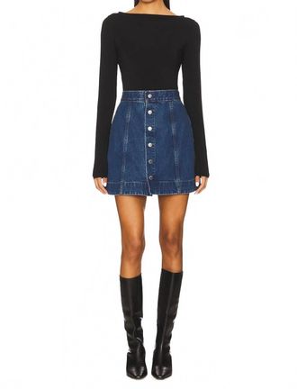 AG - Adriano Goldschmied Evie Skirt In Blue