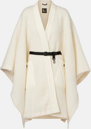 Moncler Poncho con pelle