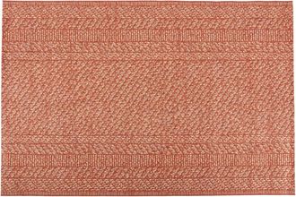 Maisons du monde Alfombra de exterior color terracota 160x230 cm