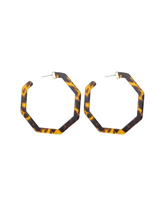Eyecandy LA Eye Candy La The Luxe Collection Resin Lilian Loop Earrings