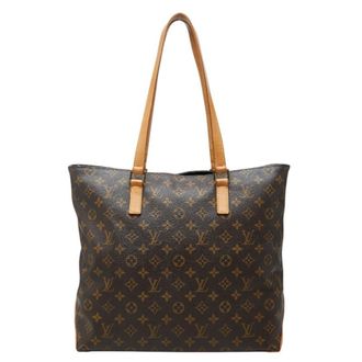 Louis Vuitton Brown Pvc Leather Tote Bag (Pre-Owned)