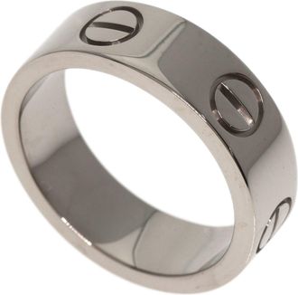 Cartier White Gold White Gold (18K) Band Ring (Pre-Owned)