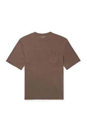 Officine Générale Benny Pigment-Dyed Lyocell and Cotton-Blend Jersey T-Shirt