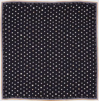 Fendi Foulard in seta a pois