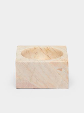 Stoned Marble Block Bowl