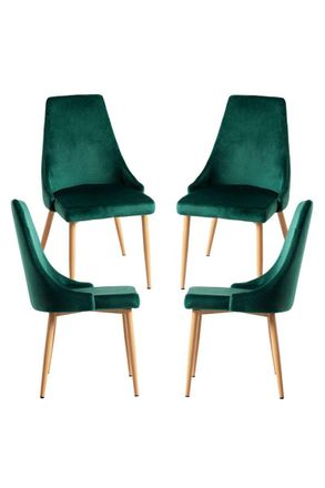 Regalos Miguel Regalos Miguel - Packs Sillas Comedor - Pack 4 Sillas Stoik Wood - Verde