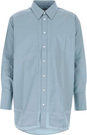 Ami Chemise Bords F Edge Stitching Shirt - Heren - Casual Overhemden - Blauw - XS - Katoen - Overhemden