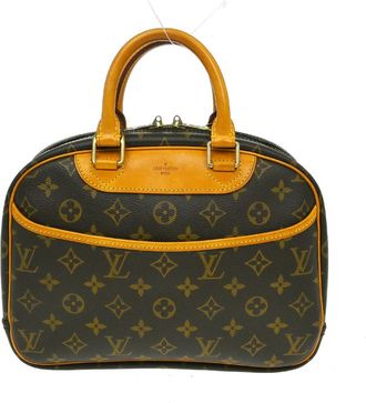 Louis Vuitton Trouville Monogram Canvas Brown Canvas Handbag (Pre-Owned)