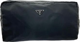 Prada Vintage, unisex, Zwart, ONE Size, Leer, Pre-owned Leather prada-bags