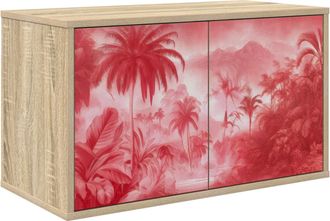 vidaXL Mueble De Tv Montado En La Pared Aachen 69 X 33 X 40 Cm Vidaxl
