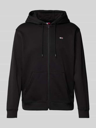 Tommy Jeans Regular Fit Sweatjacke mit Kapuze in Black, Größe XXL