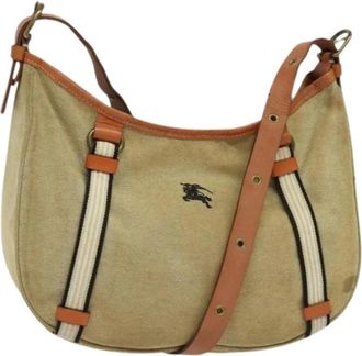 Burberry Pre-owned Canvas shoulder-bags - Dames - Vintage Schoudertas - Beige - ONE Size - Vintage