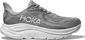 Hoka One One Womens Clifton 10 Running Shoes In Stellar Grey/galactic Grey