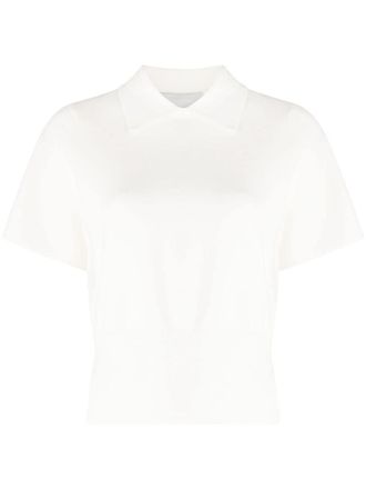 3.1 Phillip Lim crepe-texture polo top - White