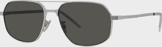 Givenchy Mens GV One Metal Aviator Sunglasses