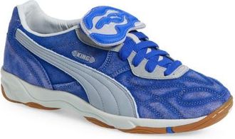 Puma x Kidsuper Studios King Indoor Soccer Cleat in Blue Crystal-Gray Fog at Nordstrom, Size 8.5