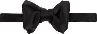 Tom Ford Black Silk Bow Tie-Uomo
