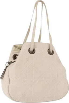 Dior Pre-owned Bucket Bag - Dames - Vintage Tas - Beige - ONE Size - Leer - Vintage