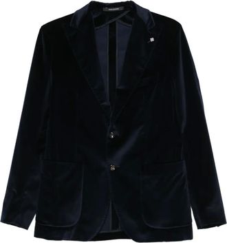 Tagliatore Blazer con applicazione - Blu