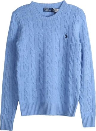 Polo Ralph Lauren Julianna Trui met Ronde Hals - Dames - Ronde hals truien - Blauw - S - Truien & Vesten