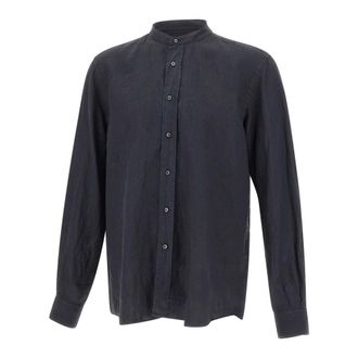 Aspesi Casual Shirts, male, Black, Size: 2XL Bruce Shirt
