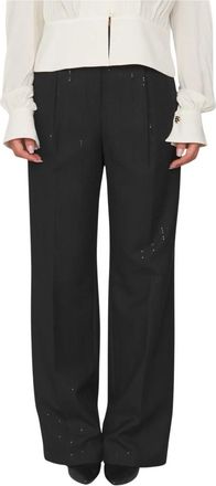 Twinset Pantalones Palazzo - Trousers - Mujer - Negro - XS