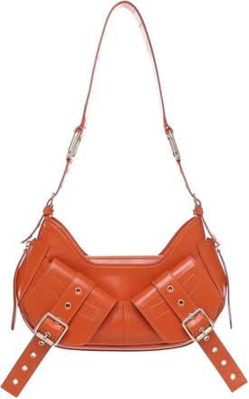 Francesco Biasia Shoulder Bags - Dames - Schoudertassen - Oranje - ONE Size - Leer - Tassen
