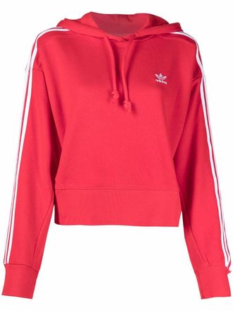 adidas Cropped hoodie - Rood