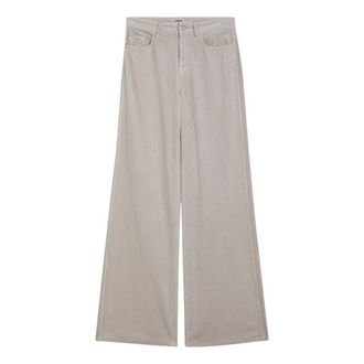 Department Five Wide Trousers, female, Beige, W29, Wide Leg Trousers