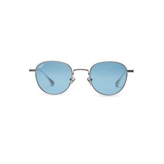 Vada Jewelry Orb Sunglasses in Silver at Nordstrom