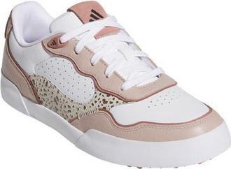 adidas Retrocross 25 Spikeless Golf Shoe in White/taupe/Warm Clay at Nordstrom
