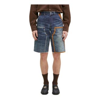 Andersson Bell Trompe LOeil Double Knee Denim Shorts - Heren - Korte broeken - Blauw - Maat: W26 Denim