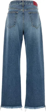 Alessandra Rich Womens Denim Jeans Blue Cotton