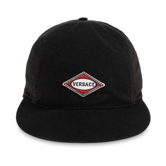 Versace Baseball Cap - unisex - Petten - Zwart - 60 CM - Katoen - Accessoires