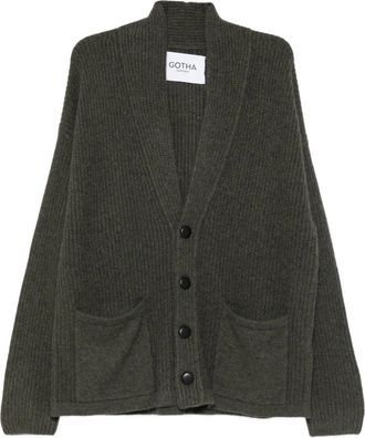 Gotha buttoned cardigan - men - Cashmere - 3 - Green