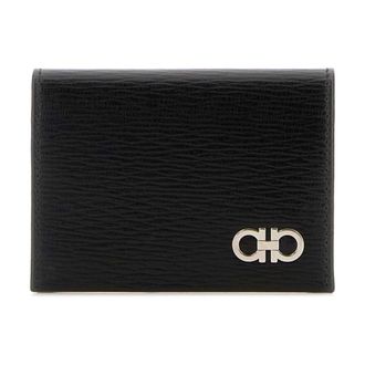 Ferragamo Wallets & Cardholders, male, Black, Size: ONE SIZE Gancini Card Holder