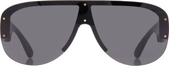 Versace Dark Grey Shield Mens Sunglasses VE4391 GB1/87 148