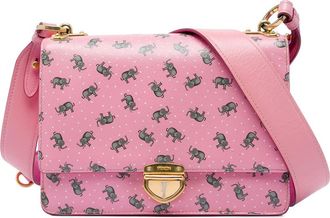 Prada Pre-owned Prada Saffiano Elephant Print Push Lock Crossbody Ladies 2C42OSIH1B3JXVYQ